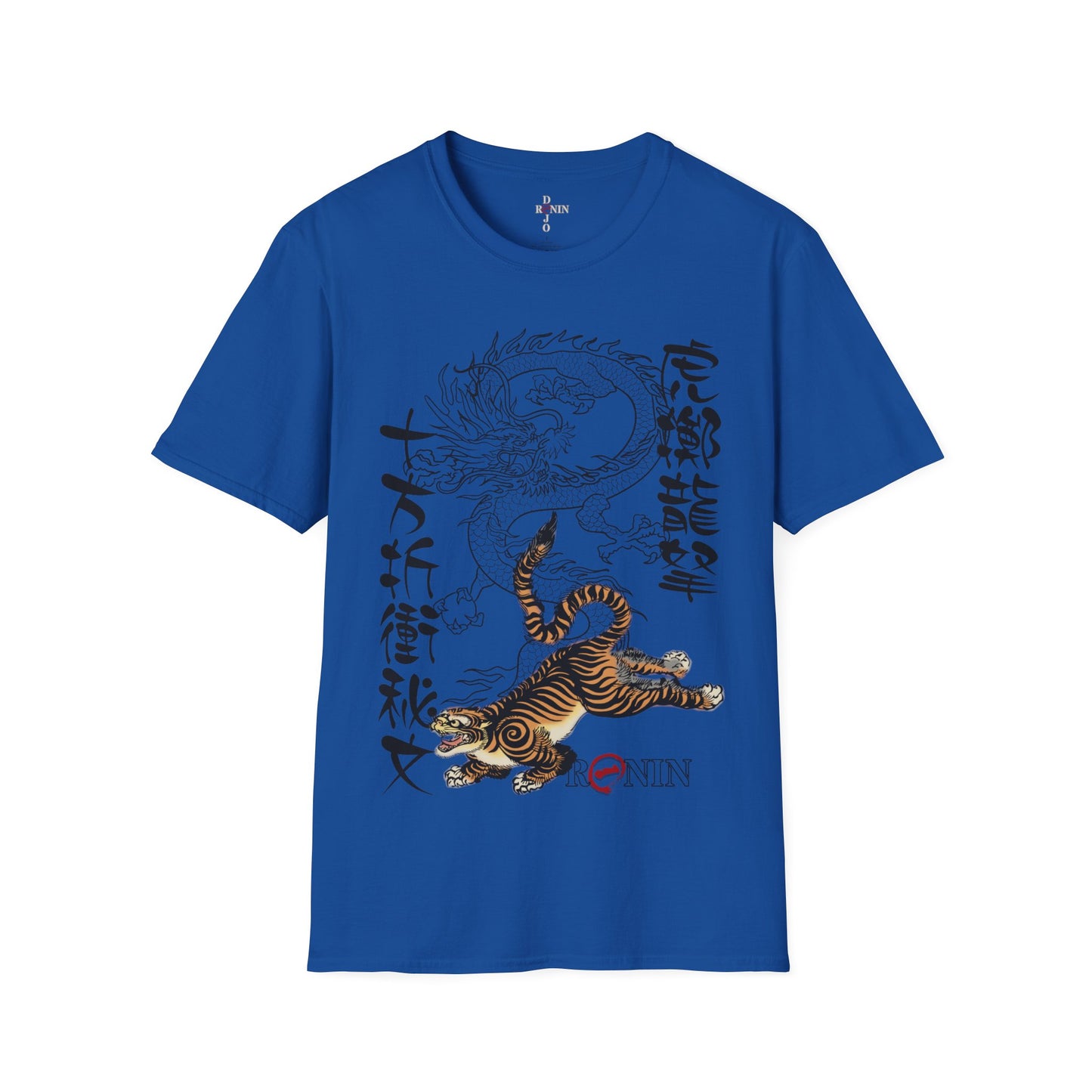 DRAGON AND TIGER - JUPPO SESSHO -  Unisex Softstyle T-Shirt