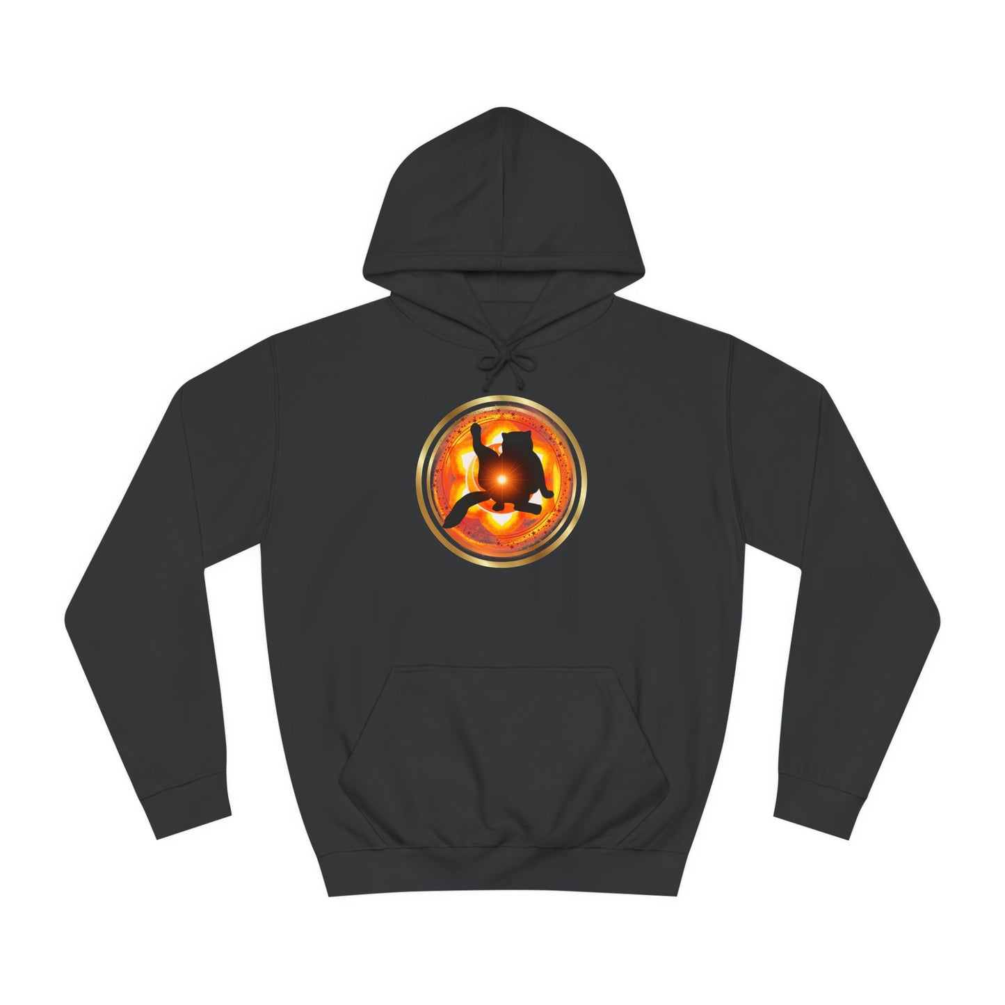 Cat Chakra Series - SACRAL CHAKRA - Unisex College Hoodie