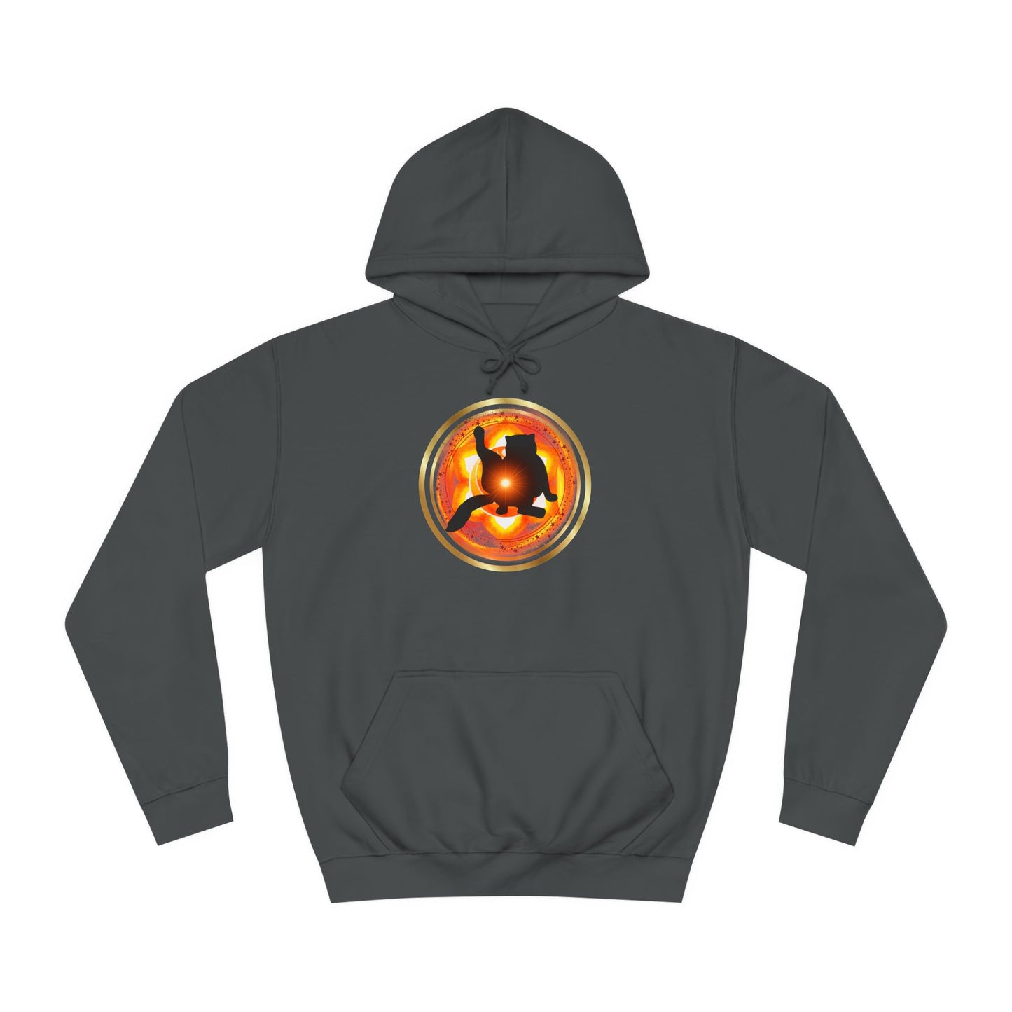 Cat Chakra Series - SACRAL CHAKRA - Unisex College Hoodie