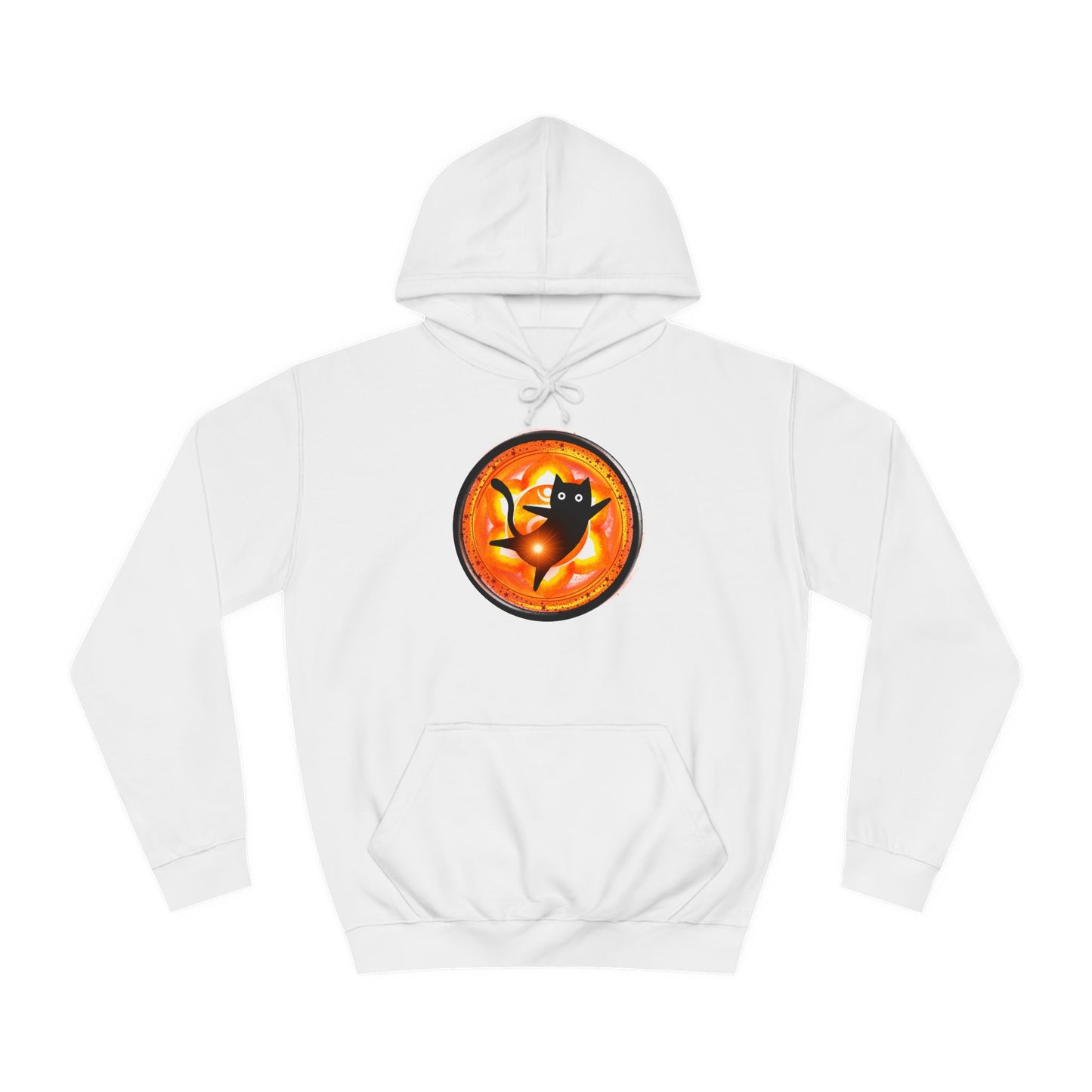 Cat Chakra Series - SACRAL CHAKRA 2 - Unisex College Hoodie