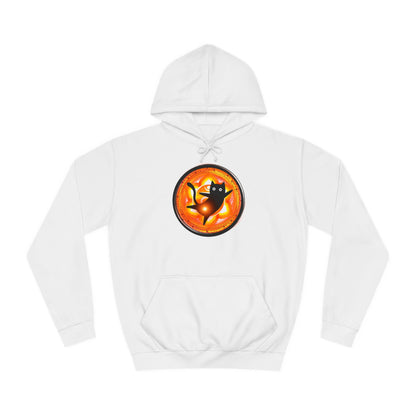 Cat Chakra Series - SACRAL CHAKRA 2 - Unisex College Hoodie