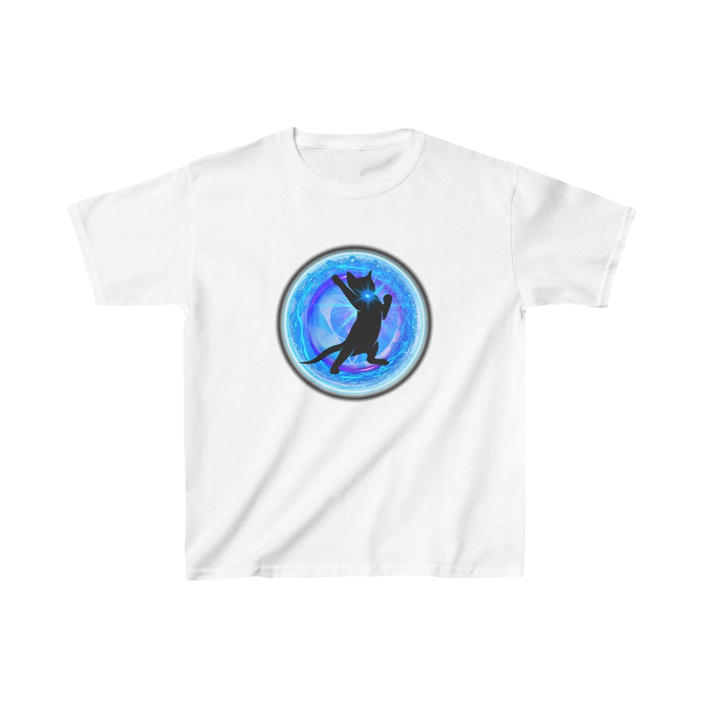 Cat Chakra Series - THROAT CHAKRA - Kids Heavy Cotton™ Tee