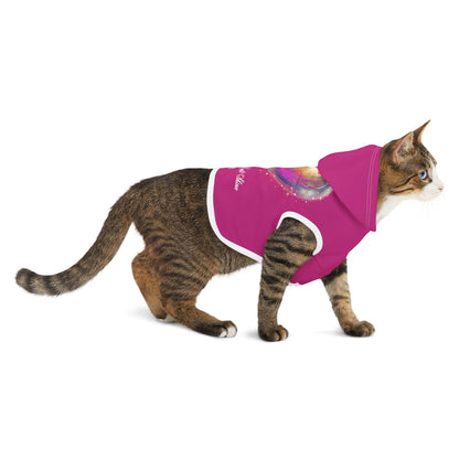 CAT LOVE LIGHT -PINK - Animal Hoodie