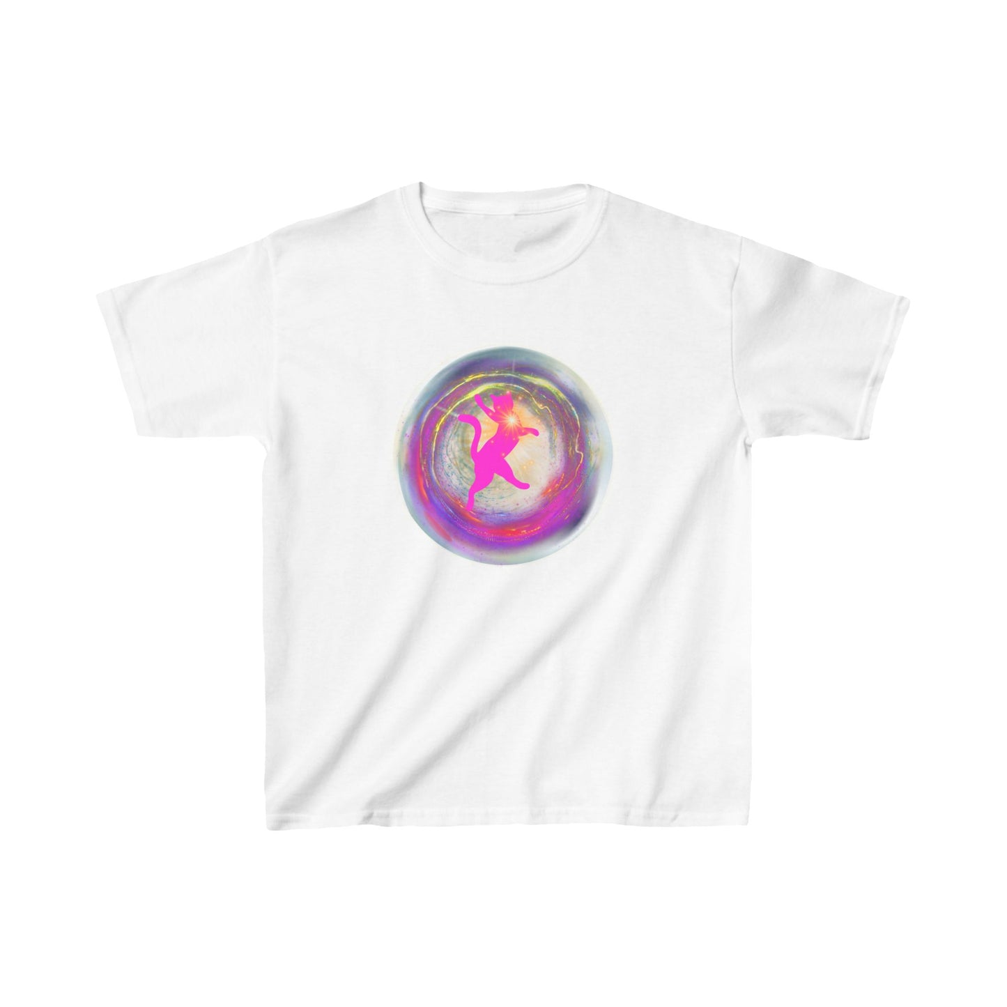 CAT LOVE LIGHT - Kids Heavy Cotton™ Tee