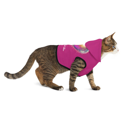 CAT LOVE LIGHT -PINK - Animal Hoodie