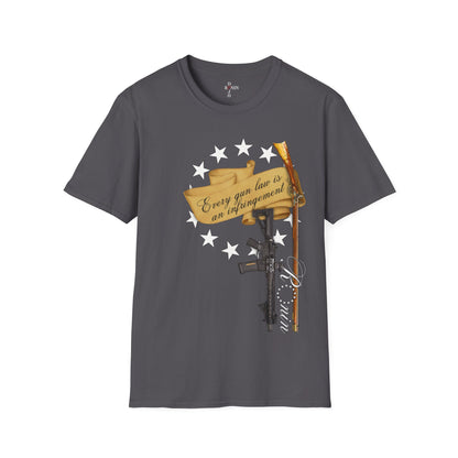 SHALL NOT BE INFRINGED -  Unisex Softstyle T-Shirt