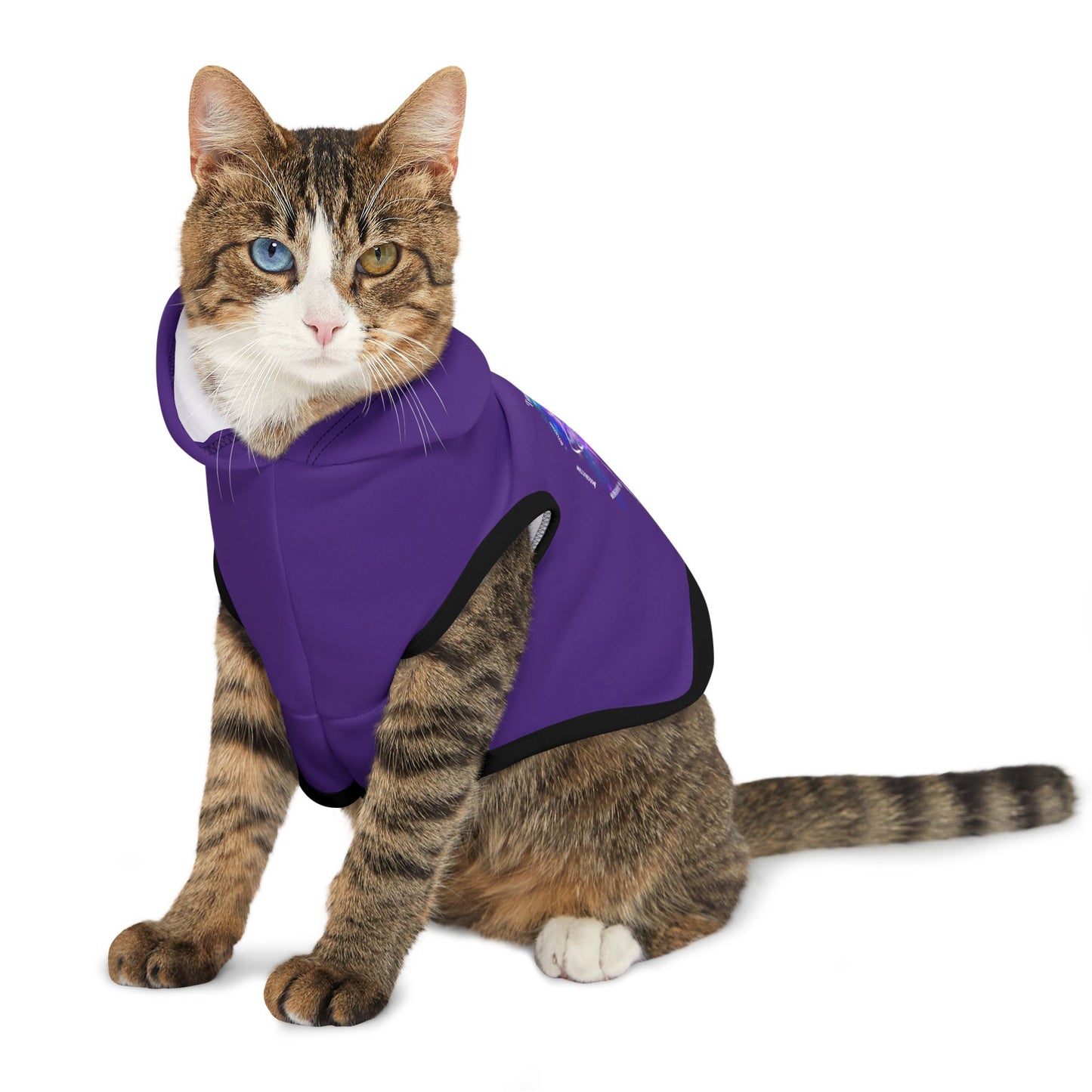 Cat Chakra Series- THIRD EYE CHAKRA - INDIGO - Animal Hoodie