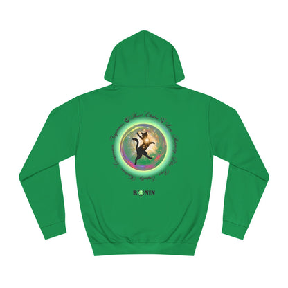 Cat Chakra Series - HEART CHAKRA - Unisex College Hoodie