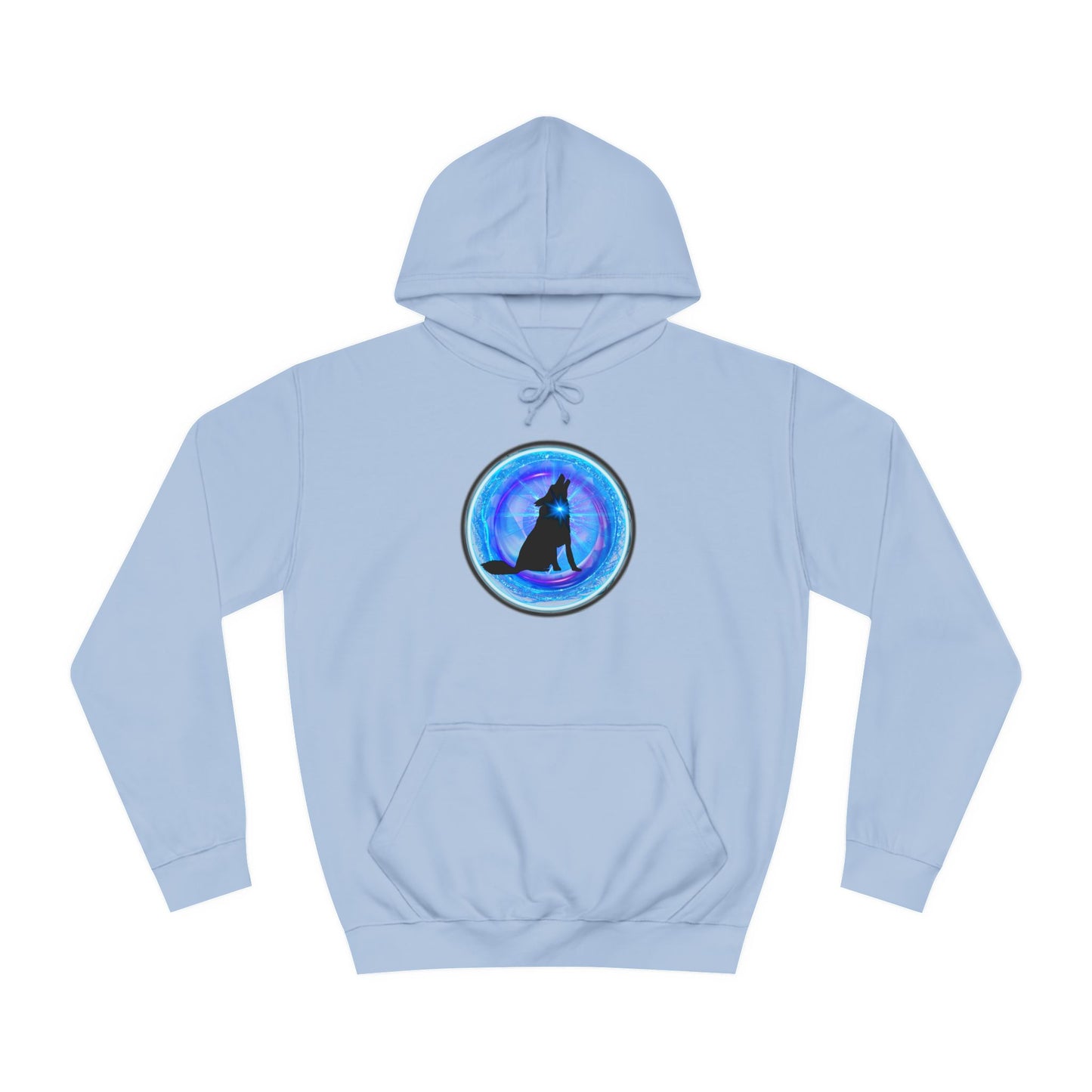 Dog Chakra Series - THROAT CHAKRA - Unisex College Hoodie