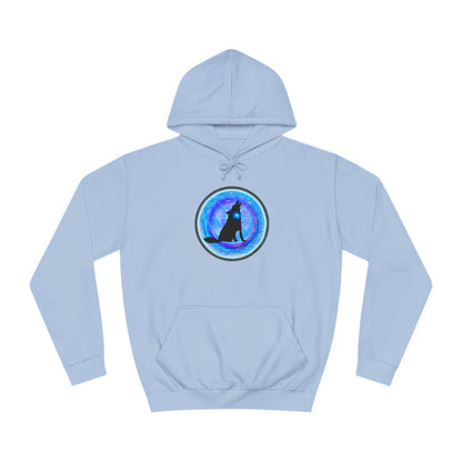 Dog Chakra Series - THROAT CHAKRA - Unisex College Hoodie