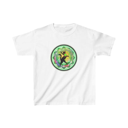 Cat Chakra Series - HEART CHAKRA - Kids Heavy Cotton™ Tee