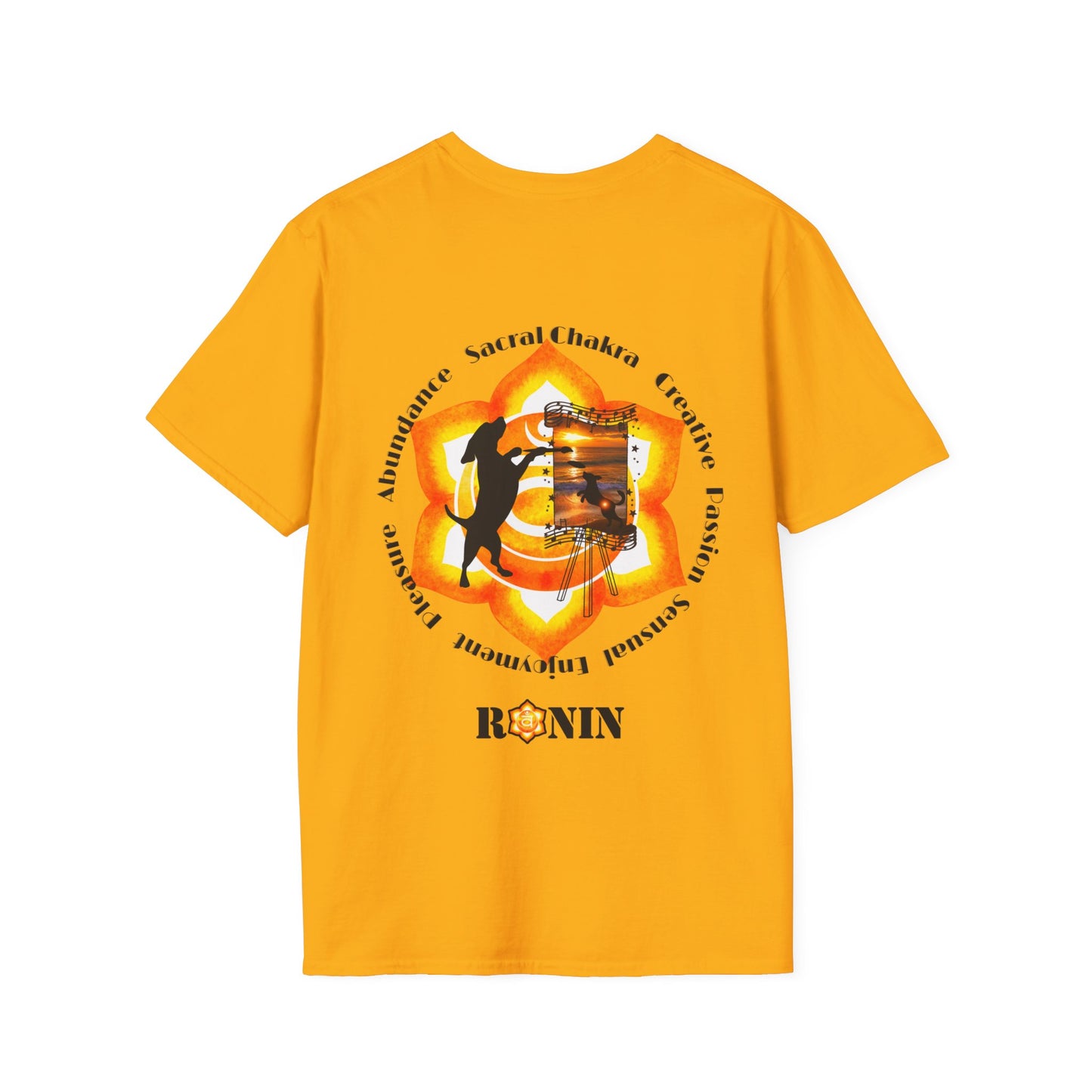 DOG CHAKRA SERIES - SACRAL CHAKRA- Unisex Softstyle T-Shirt