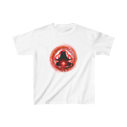 Cat Chakra Series - ROOT CHAKRA - Kids Heavy Cotton™ Tee