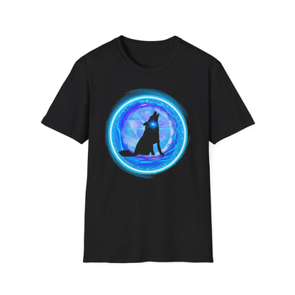 DOG CHAKRA SERIES - THROAT CHAKRA- Unisex Softstyle T-Shirt