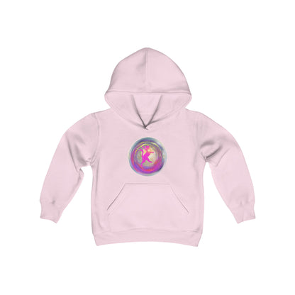 CAT LOVE LIGHT - Youth Heavy Blend Hooded Sweatshirt