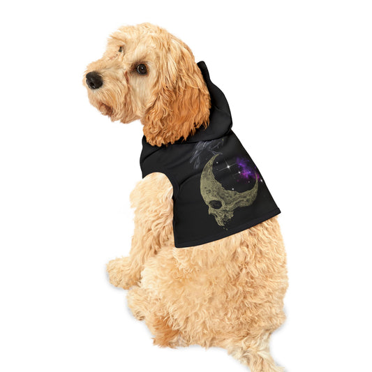 Crow on Skull Moon - RONIN - Dog Hoodie (INFINITY MOON)