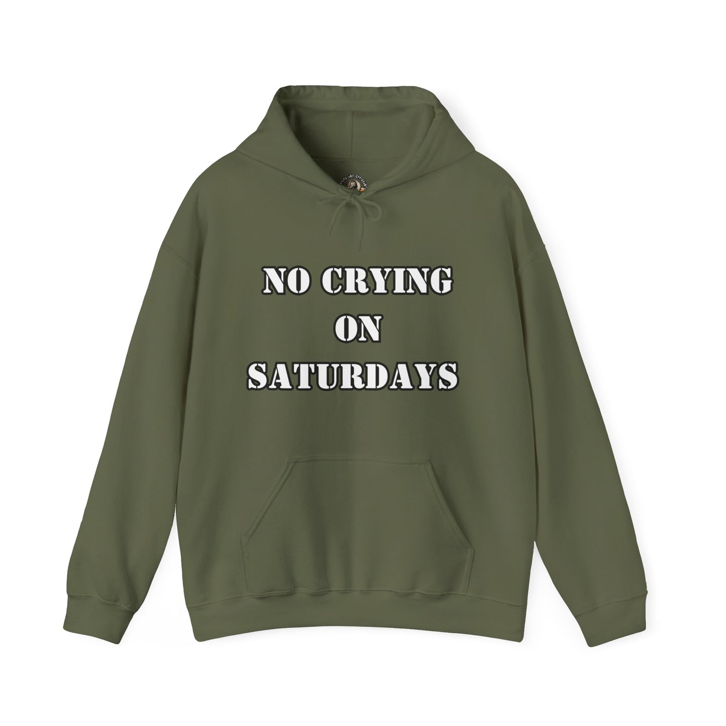 NO CRYING ON SATURDAYS -  Unisex Heavy Blend™ Hooded Sweatshirt