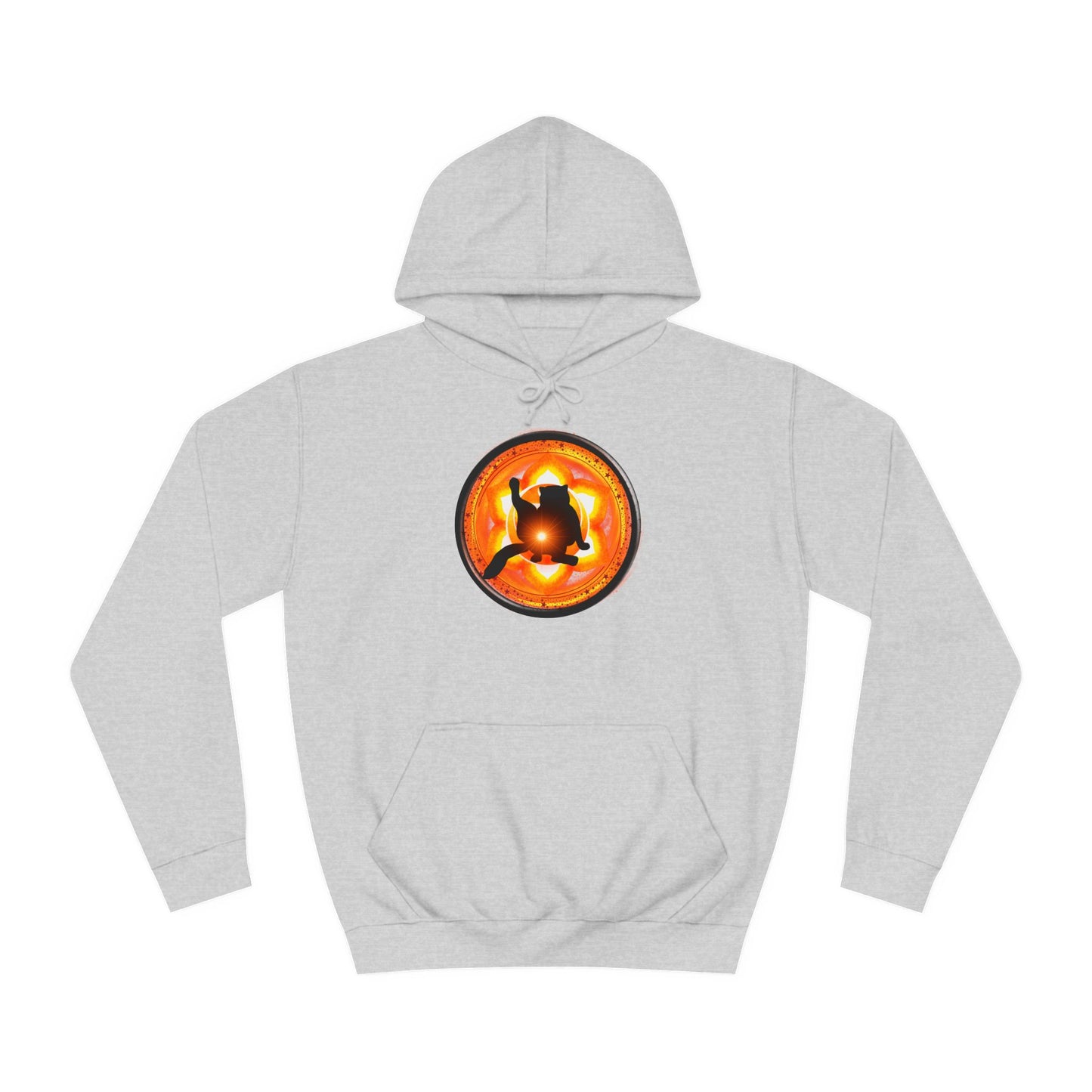 Cat Chakra Series - SACRAL CHAKRA - Unisex College Hoodie