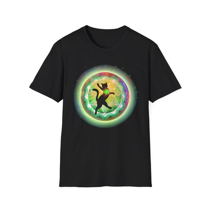 CAT CHAKRA SERIES - HEART CHAKRA- Unisex Softstyle T-Shirt