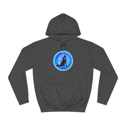 Dog Chakra Series - THROAT CHAKRA - Unisex College Hoodie