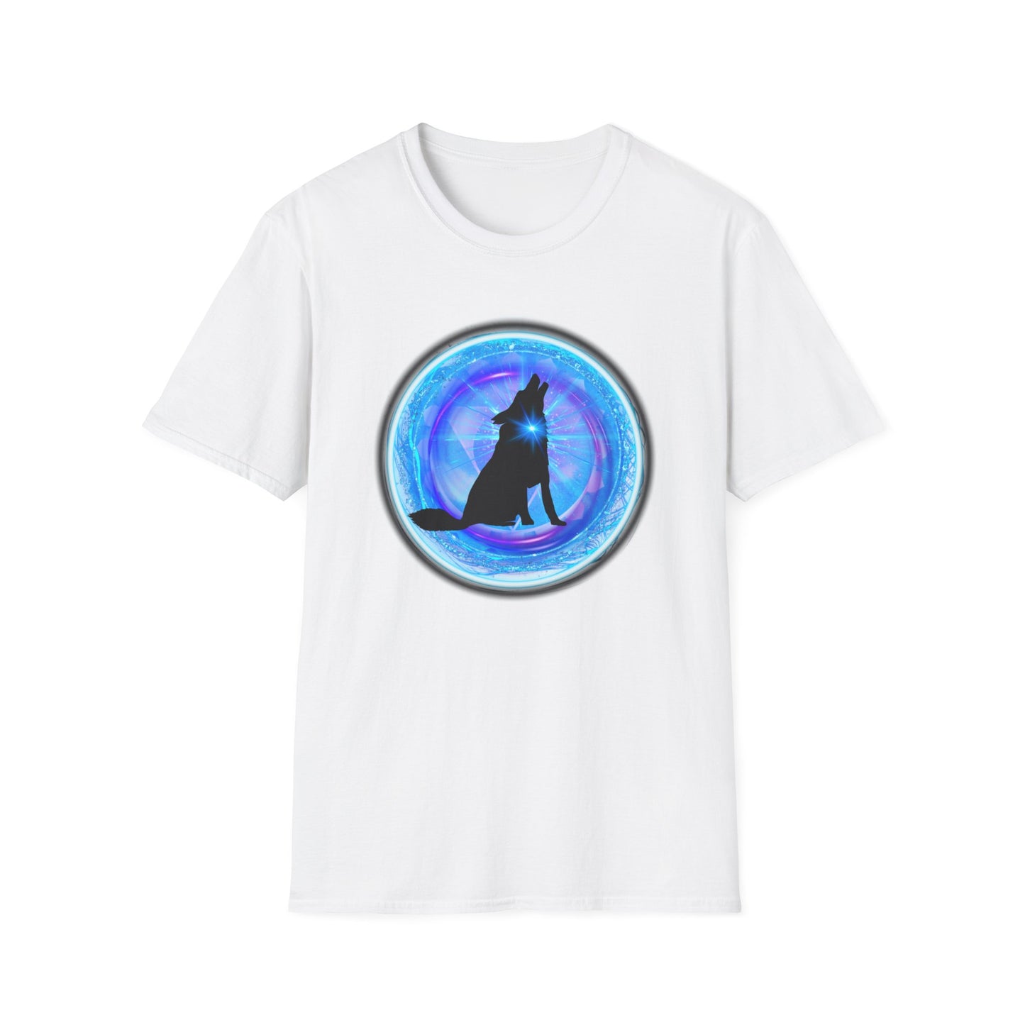 DOG CHAKRA SERIES - THROAT CHAKRA- Unisex Softstyle T-Shirt