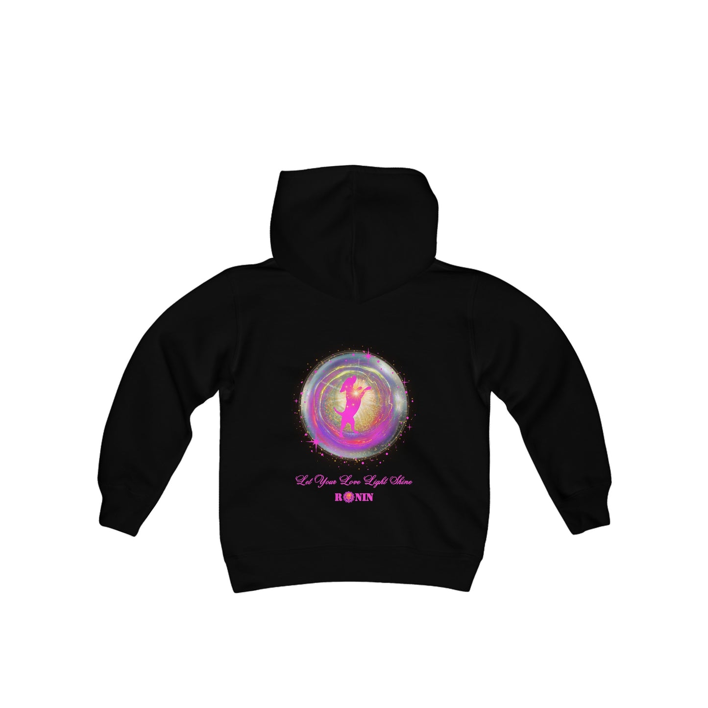 DOG LOVE LIGHT - Youth Heavy Blend Hooded Sweatshirt