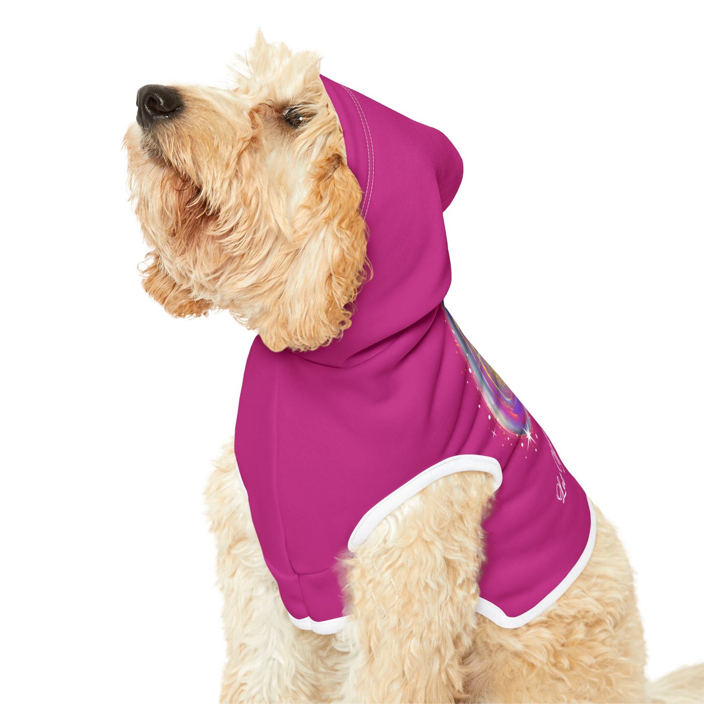 DOG LOVE LIGHT - PINK- Animal Hoodie