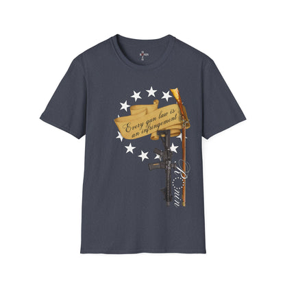 SHALL NOT BE INFRINGED -  Unisex Softstyle T-Shirt