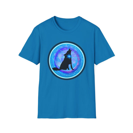DOG CHAKRA SERIES - THROAT CHAKRA- Unisex Softstyle T-Shirt