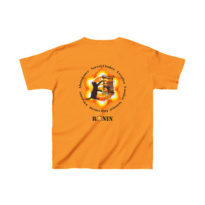 Cat Chakra Series - SACRAL CHAKRA - Kids Heavy Cotton™ Tee