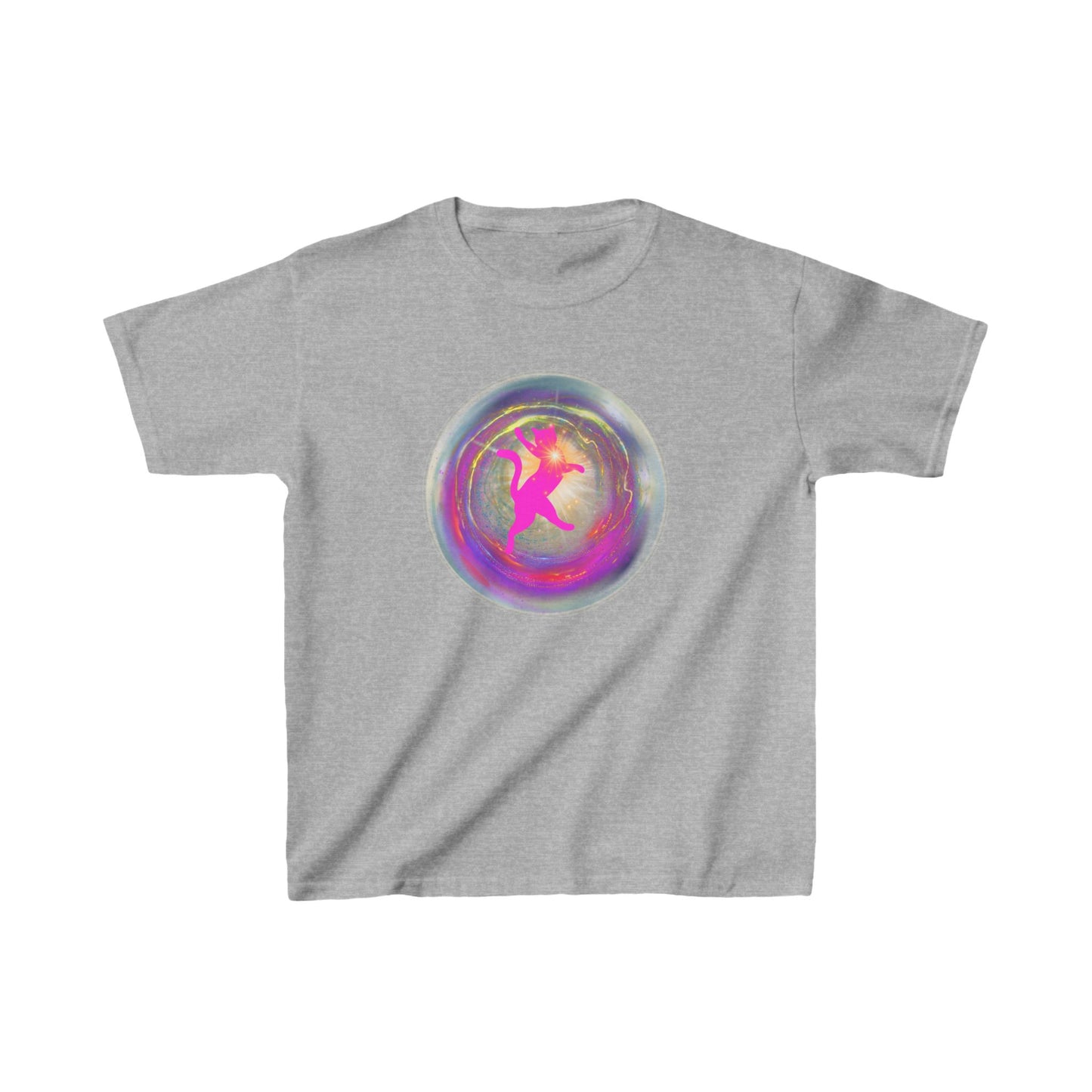 CAT LOVE LIGHT - Kids Heavy Cotton™ Tee