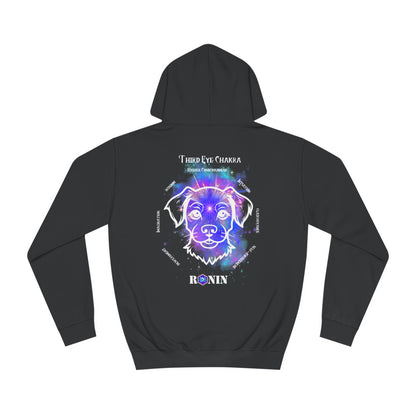 Dog Chakra Series - THIRD EYE CHAKRA - Unisex College Hoodie