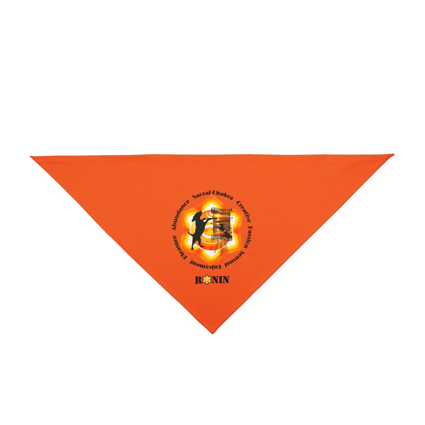 Dog Chakra Series - SACRAL CHAKRA - Pet Bandana