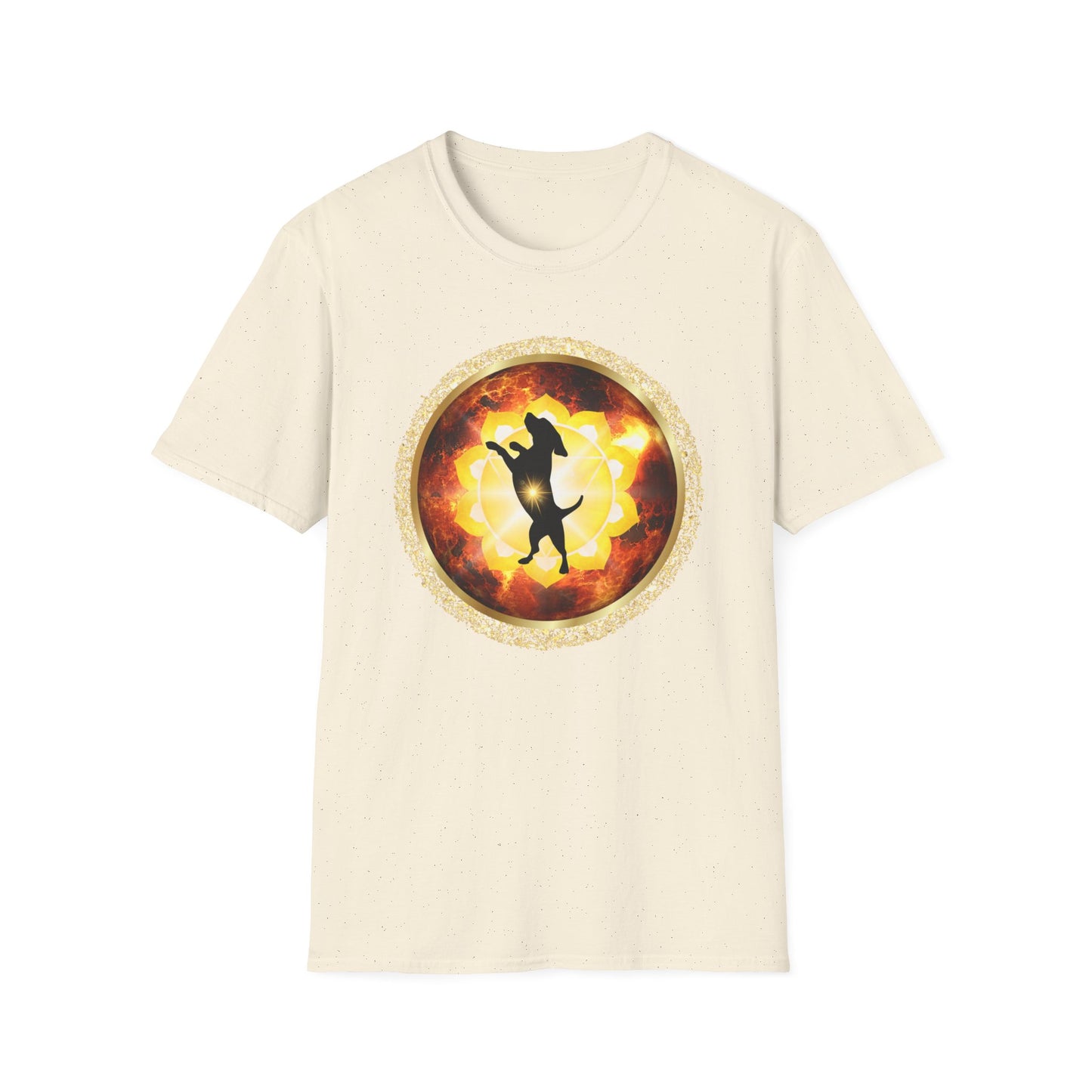 DOG CHAKRA SERIES - SOLAR PLEXUS CHAKRA- Unisex Softstyle T-Shirt