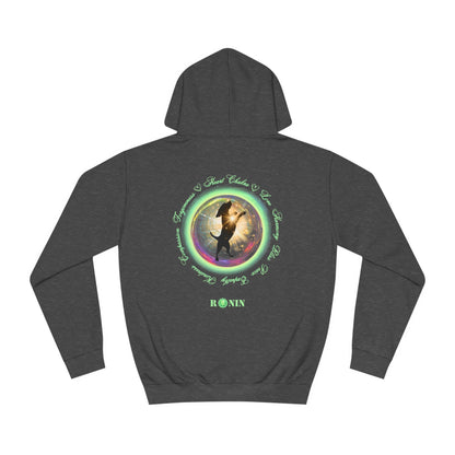 Dog Chakra Series - HEART CHAKRA - Unisex College Hoodie