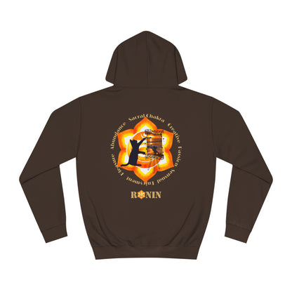 Cat Chakra Series - SACRAL CHAKRA 2 - Unisex College Hoodie