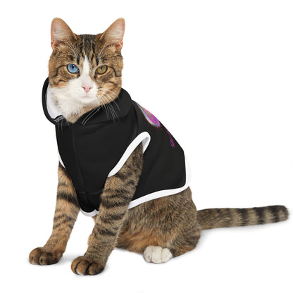 CAT LOVE LIGHT - Black - Animal Hoodie