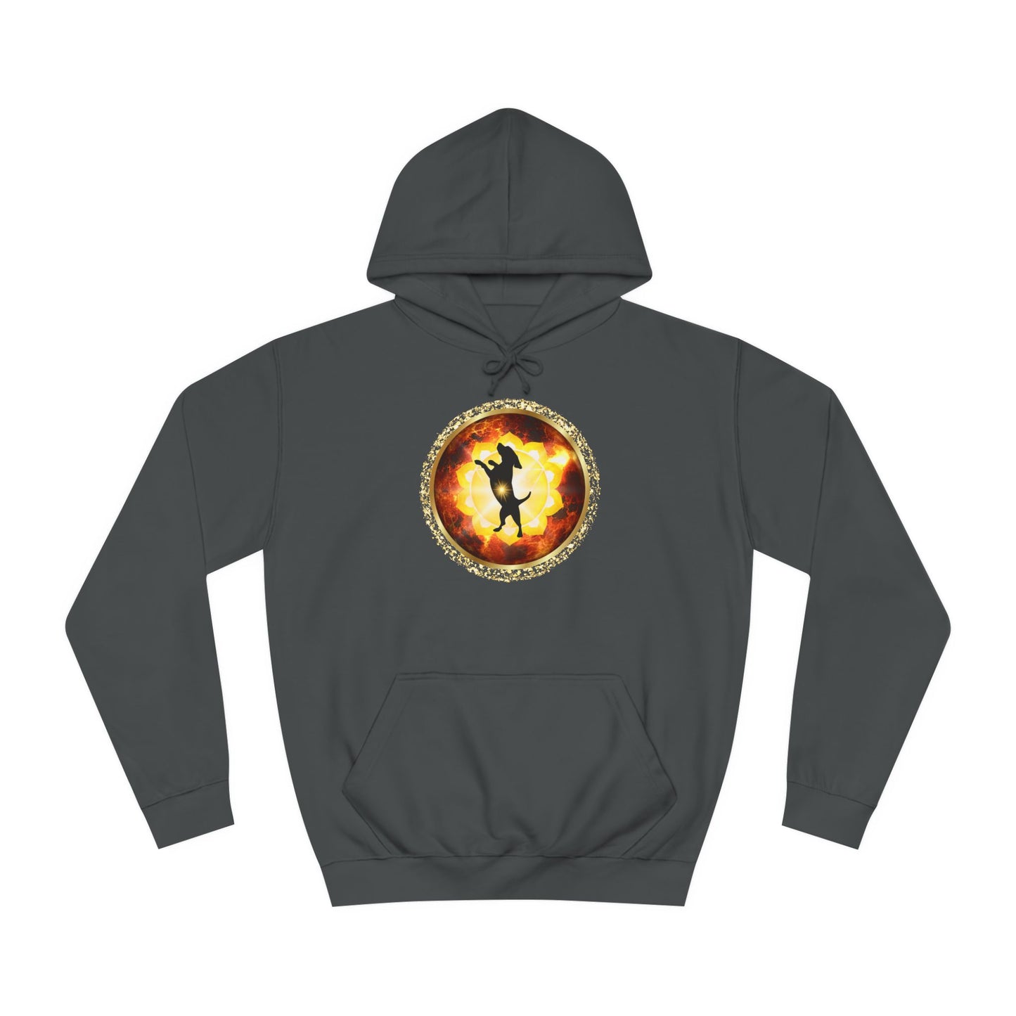 Dog Chakra Series - SOLAR PLEXUS CHAKRA - Unisex College Hoodie