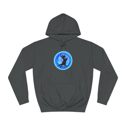 Cat Chakra Series - THROAT CHAKRA - Unisex College Hoodie