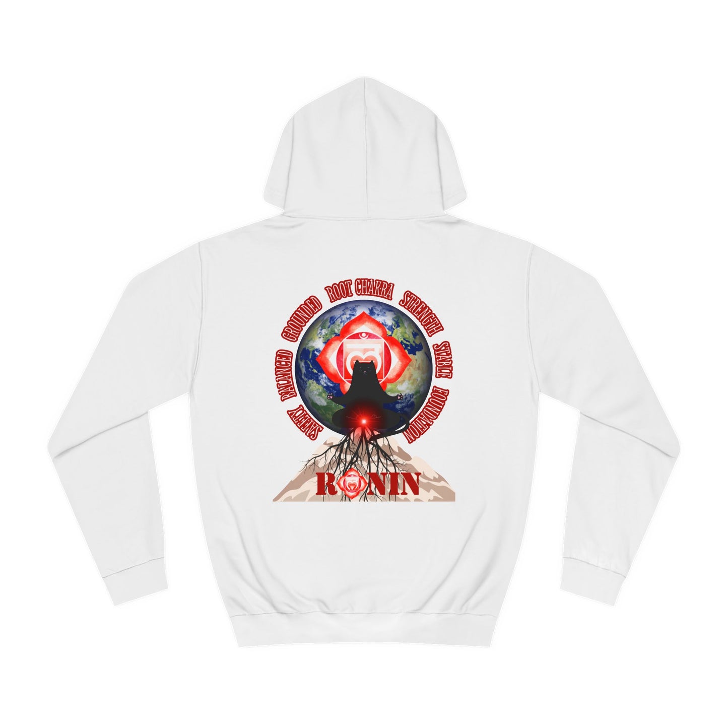 Cat Chakra Series - ROOT CHAKRA - Unisex College Hoodie