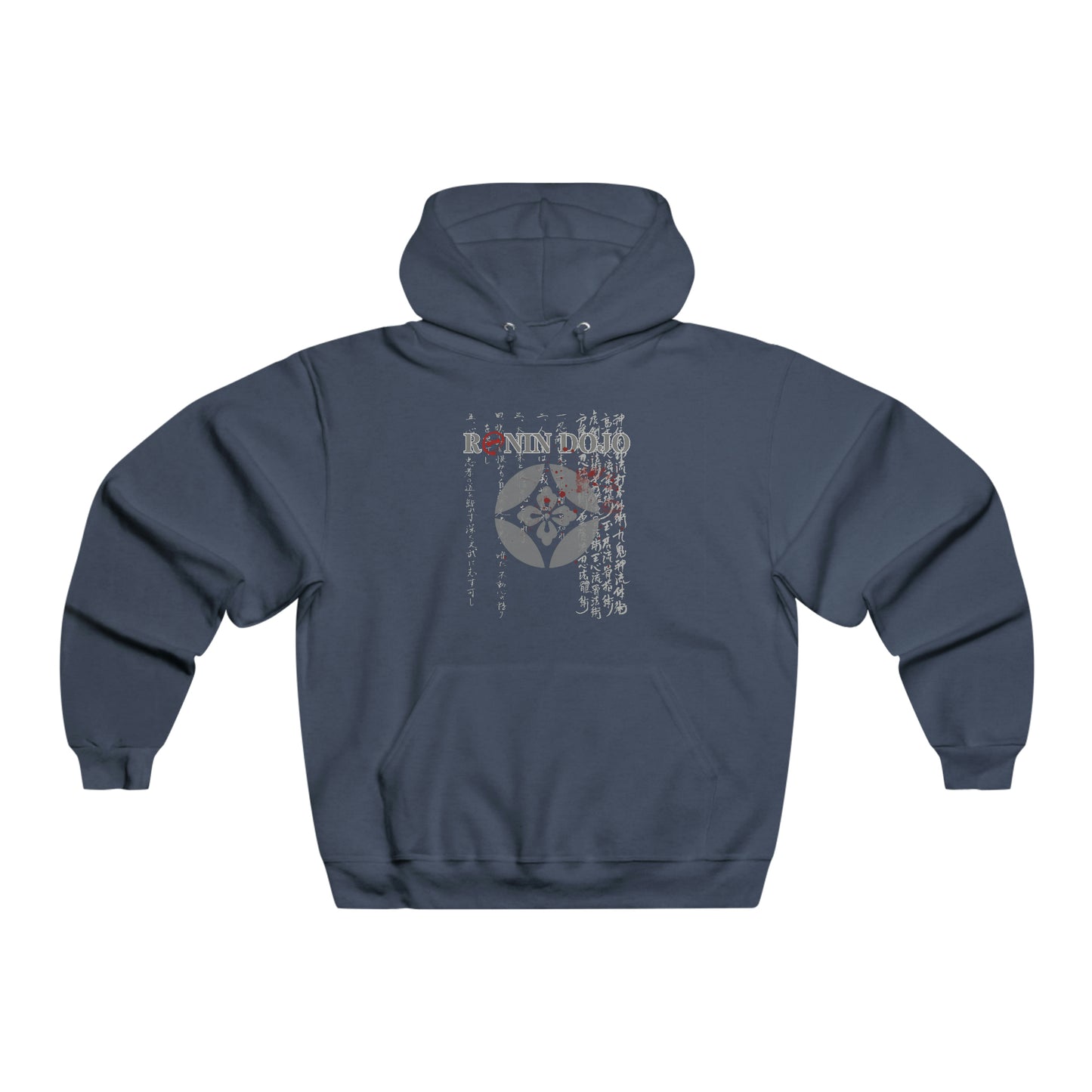 RONIN DOJO BLADE OVER HEART - Men's NUBLEND® Hooded Sweatshirt