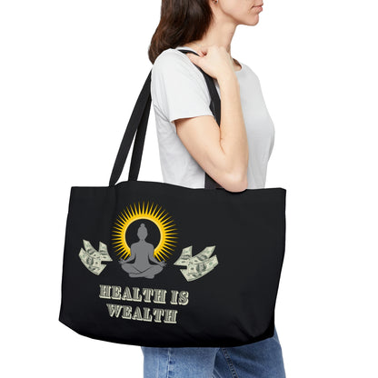 YOGA - HEALTH IS WEALTH - Weekender Tote Bag